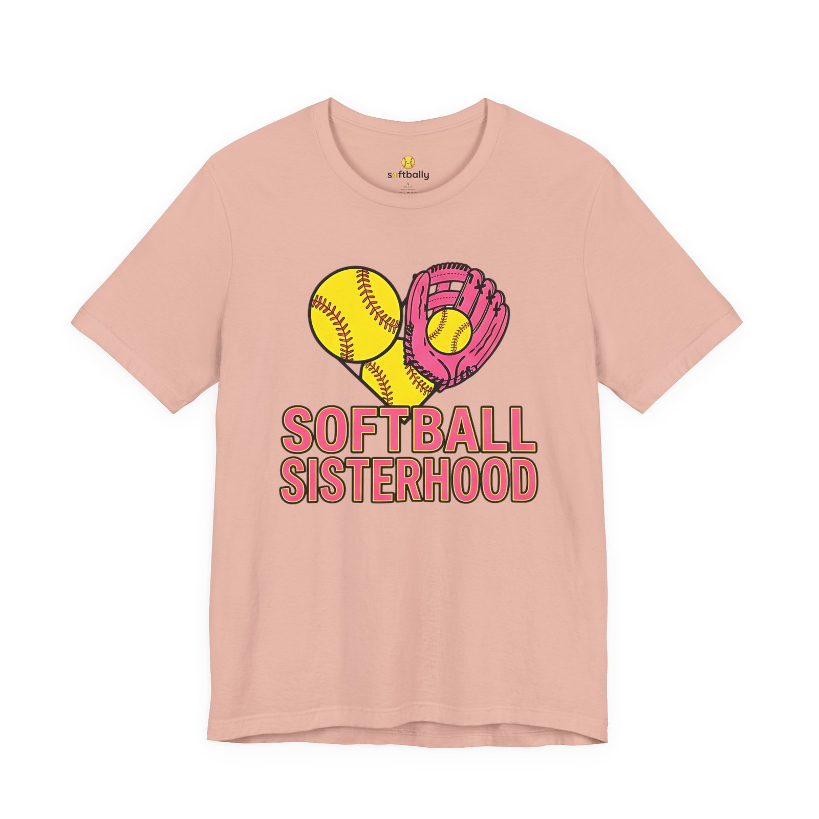 softball sisterhood tee — women’s softball graphic shirt softball sisterhood tee — women’s softball graphic shirt