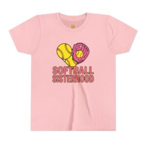 softball sisterhood tee youth softball graphic shirt