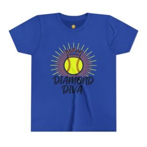 diamond diva softball tee — graphic shirt for players & little fans in youth sizes