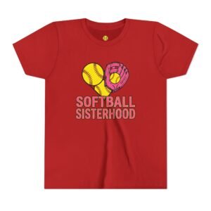 softball sisterhood tee youth softball graphic shirt