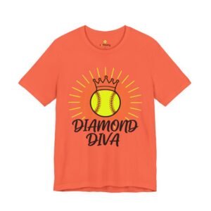 diamond diva softball tee — graphic shirt for players & fans