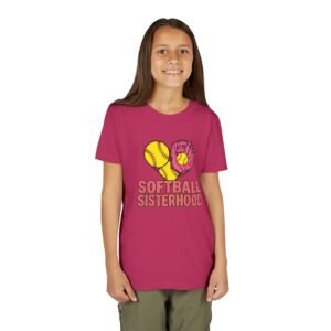 softball sisterhood tee youth softball graphic shirt