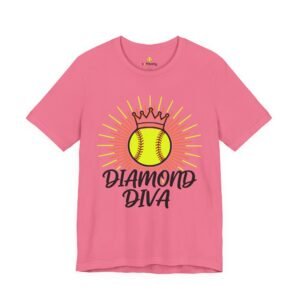 diamond diva softball tee — graphic shirt for players & fans
