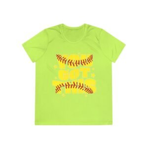 softball 'you got this' ladies and girls moisture wicking tee