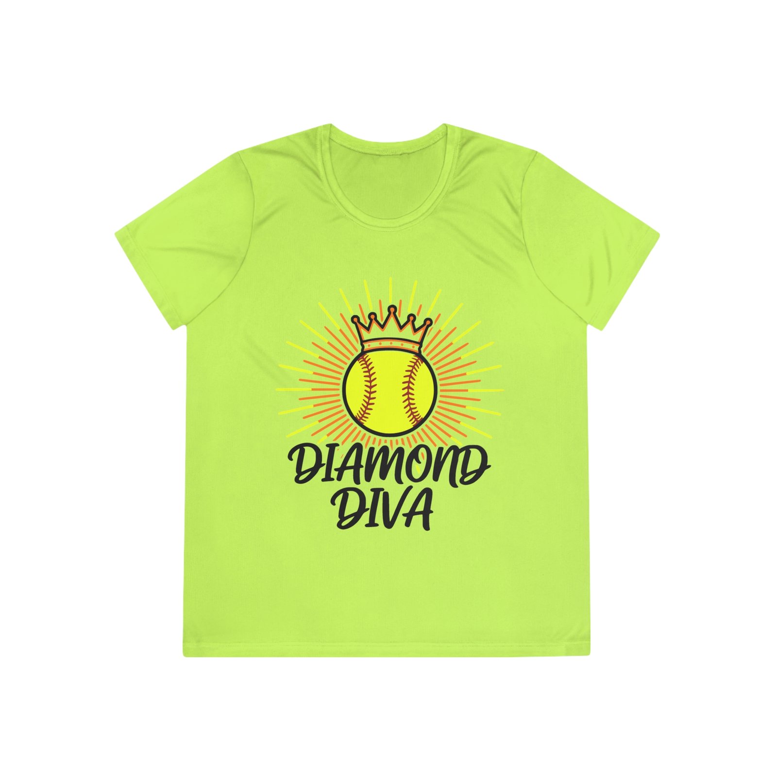 diamond diva softball moisture wicking tee – women’s softball shirt diamond diva softball moisture wicking tee – women’s softball shirt