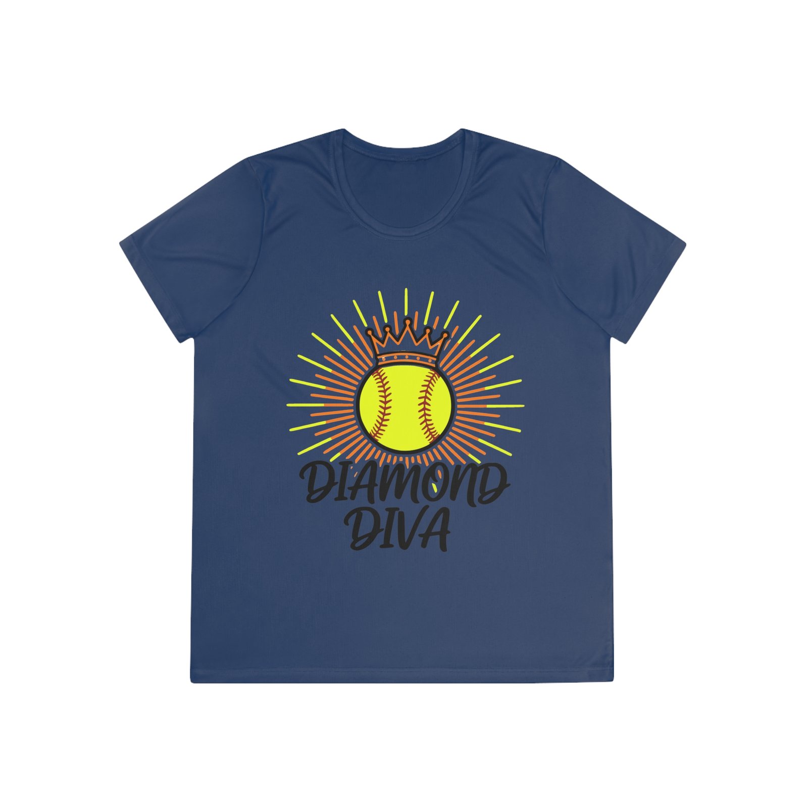 diamond diva softball moisture wicking tee – women’s softball shirt diamond diva softball moisture wicking tee – women’s softball shirt