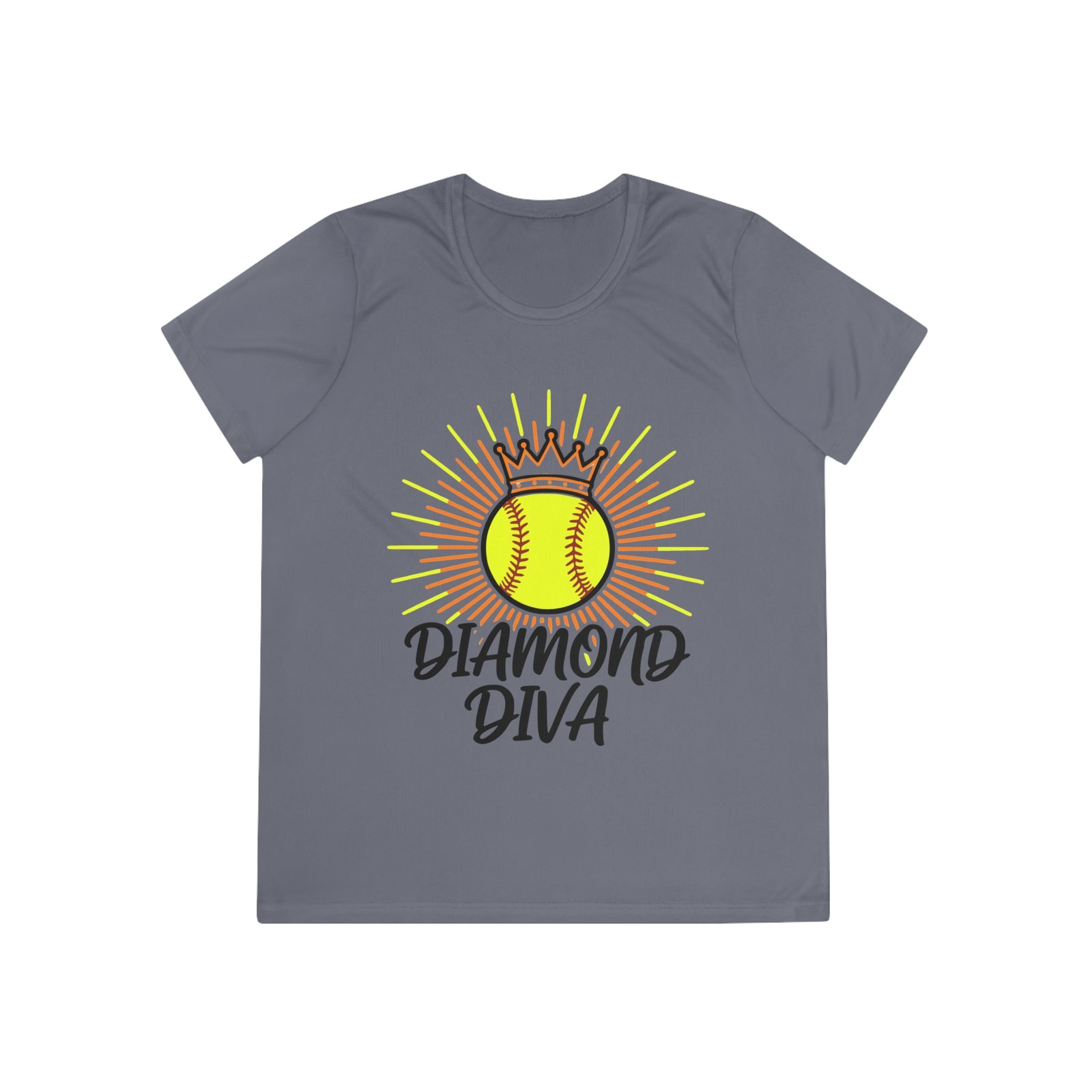 diamond diva softball moisture wicking tee – women’s softball shirt diamond diva softball moisture wicking tee – women’s softball shirt