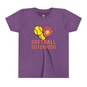 softball sisterhood tee youth softball graphic shirt