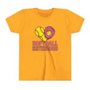 softball sisterhood tee youth softball graphic shirt