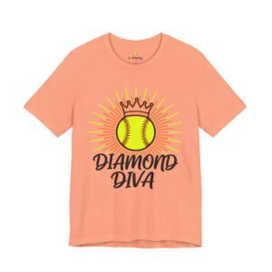 diamond diva softball tee — graphic shirt for players & fans
