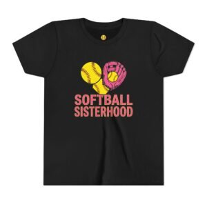 softball sisterhood tee youth softball graphic shirt