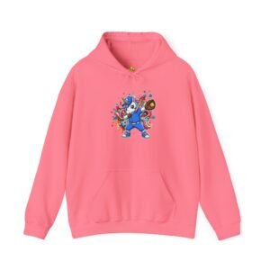 softball unicorn dabbing hoodie – colorful unicorn women and girls sweatshirt