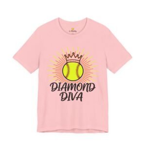 diamond diva softball tee — graphic shirt for players & fans