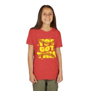 you got this softball t shirt — motivational softball player tee youth sizes