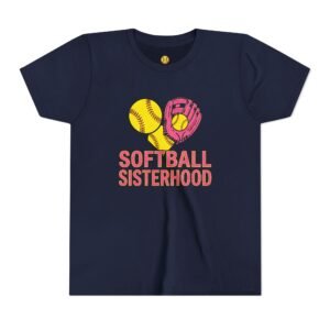 softball sisterhood tee youth softball graphic shirt
