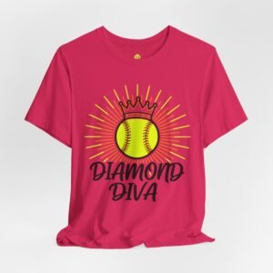 diamond diva softball tee — graphic shirt for players & fans