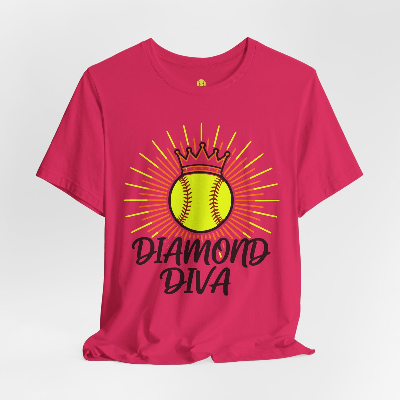 diamond diva softball tee — graphic shirt for players & fans diamond diva softball tee — graphic shirt for players & fans