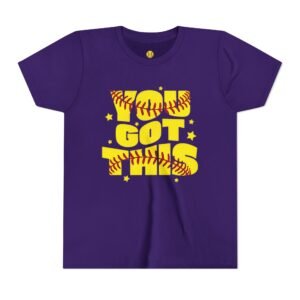 you got this softball t shirt — motivational softball player tee youth sizes