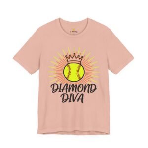 diamond diva softball tee — graphic shirt for players & fans