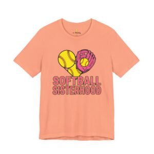 softball sisterhood tee — women’s softball graphic shirt