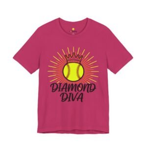 diamond diva softball tee — graphic shirt for players & fans