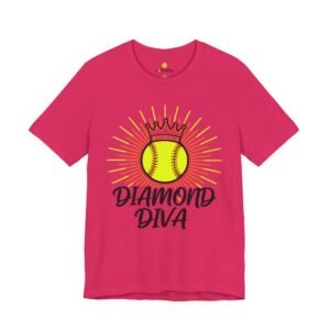 diamond diva softball tee — graphic shirt for players & fans