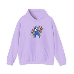 softball unicorn dabbing hoodie – colorful unicorn women and girls sweatshirt