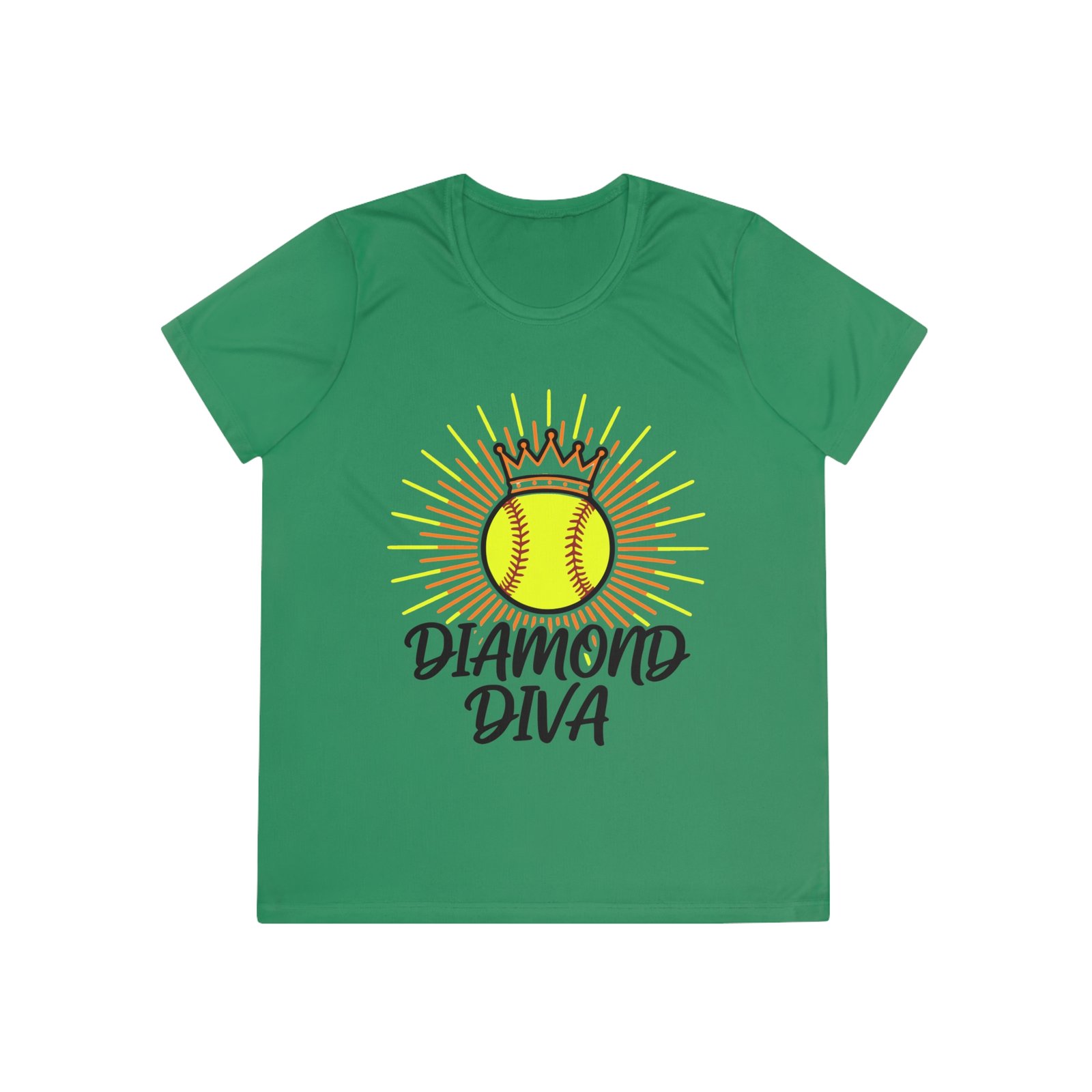 diamond diva softball moisture wicking tee – women’s softball shirt diamond diva softball moisture wicking tee – women’s softball shirt