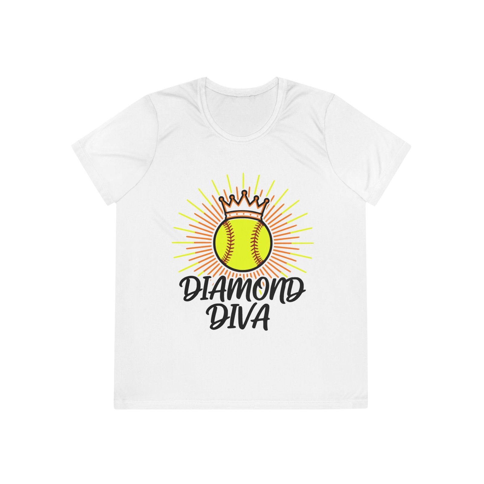 diamond diva softball moisture wicking tee – women’s softball shirt diamond diva softball moisture wicking tee – women’s softball shirt