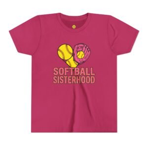 softball sisterhood tee youth softball graphic shirt