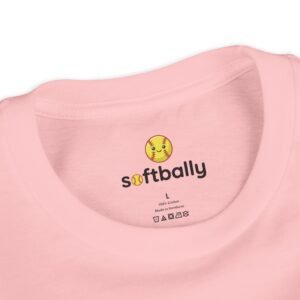 dabbing unicorn softball tee — colorful sports fun graphic t shirt