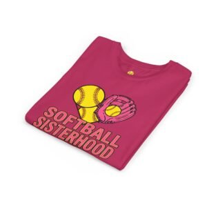 softball sisterhood tee youth softball graphic shirt