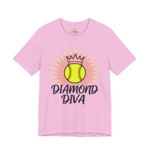 diamond diva softball tee — graphic shirt for players & fans