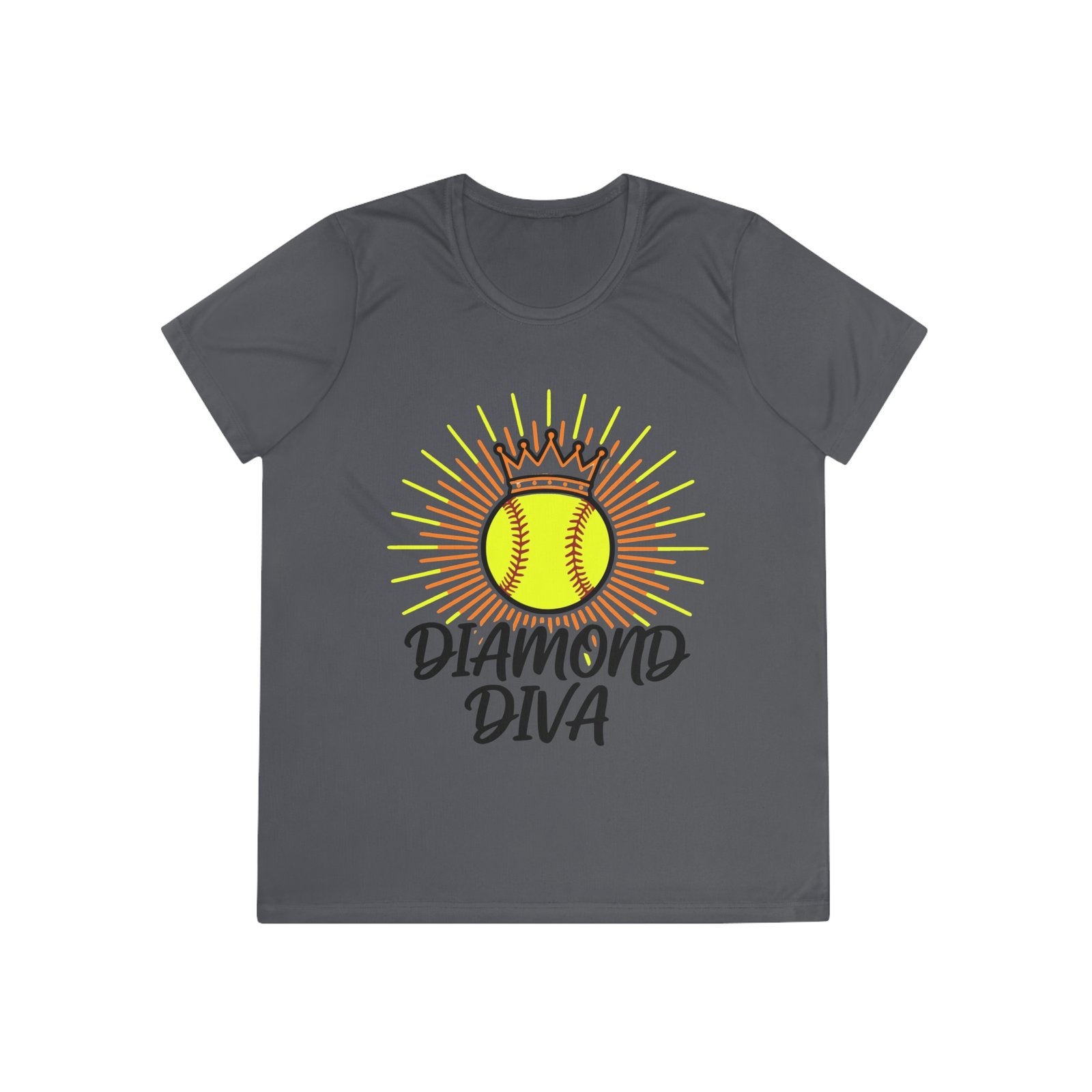 diamond diva softball moisture wicking tee – women’s softball shirt diamond diva softball moisture wicking tee – women’s softball shirt