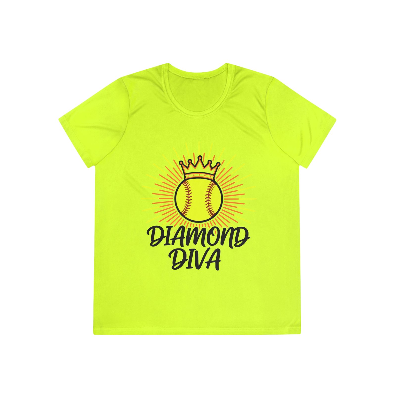 diamond diva softball moisture wicking tee – women’s softball shirt diamond diva softball moisture wicking tee – women’s softball shirt