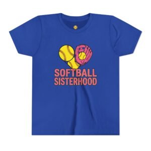 softball sisterhood tee youth softball graphic shirt