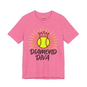 diamond diva softball tee — graphic shirt for players & fans