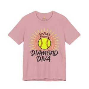 diamond diva softball tee — graphic shirt for players & fans