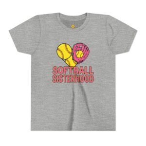 softball sisterhood tee youth softball graphic shirt