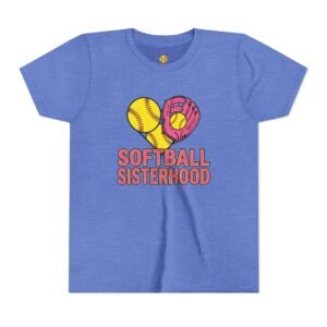 softball sisterhood tee youth softball graphic shirt