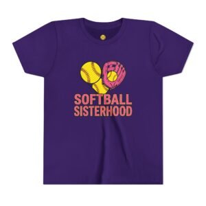 softball sisterhood tee youth softball graphic shirt
