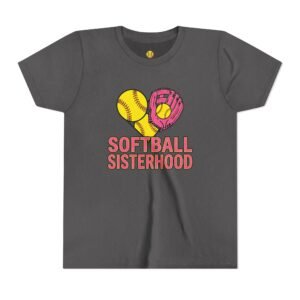 softball sisterhood tee youth softball graphic shirt