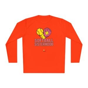 softball sisterhood moisture wicking long sleeve tee — unisex softball shirt