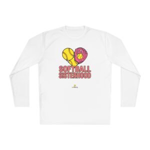 softball sisterhood moisture wicking long sleeve tee — unisex softball shirt