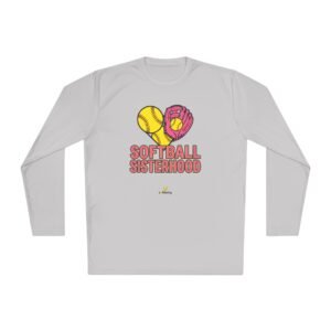 softball sisterhood moisture wicking long sleeve tee — unisex softball shirt