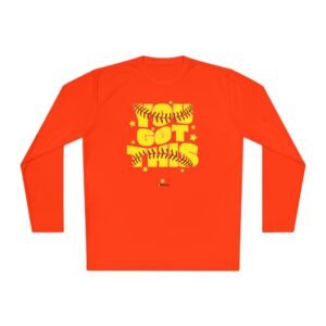 softball 'you got this' long sleeve moisture wicking tee unisex sizes