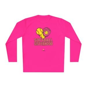 softball sisterhood moisture wicking long sleeve tee — unisex softball shirt