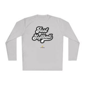 just play softball moisture wicking long sleeve tee shirt