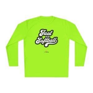 just play softball moisture wicking long sleeve tee shirt