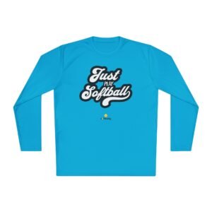 just play softball moisture wicking long sleeve tee shirt